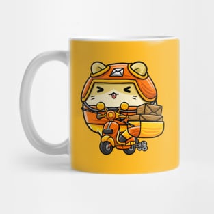 Cute Hamster Courier Mug